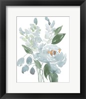 Restful Blue Floral I Fine Art Print