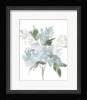 Restful Blue Floral II Fine Art Print
