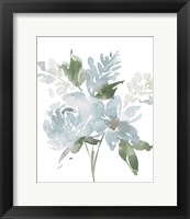 Restful Blue Floral II Fine Art Print