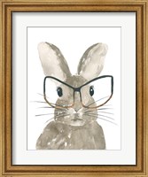 Bunny With Glasses Fine Art Print