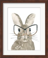 Bunny With Glasses Fine Art Print