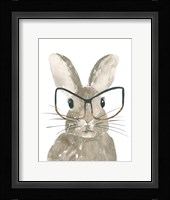 Bunny With Glasses Fine Art Print