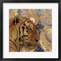 Golden Safari II (Tiger) Framed Print