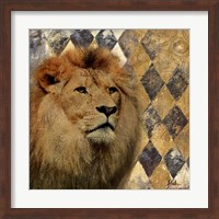 Golden Safari IV (Lion) Fine Art Print