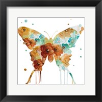 Mis Flores Butterfly I Fine Art Print