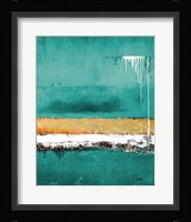 Teal Rain Fine Art Print