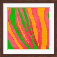 Psychedelic Zebra Print II Fine Art Print