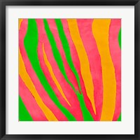 Psychedelic Zebra Print II Fine Art Print