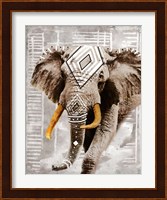 Modern Boho Elephant Fine Art Print