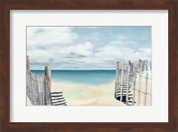 Beach Posts Fine Art Print