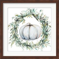 White Pumpkin With Garland I Fine Art Print
