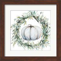 White Pumpkin With Garland I Fine Art Print