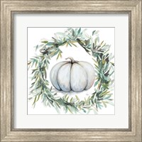 White Pumpkin With Garland I Fine Art Print