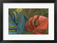 Teal And Rust Forever I Framed Print