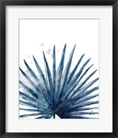Teal Palm Frond II Fine Art Print