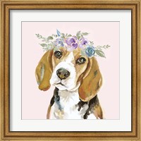 Flower Crown Pet I Fine Art Print