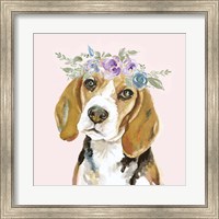 Flower Crown Pet I Fine Art Print