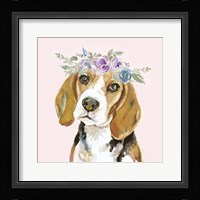 Flower Crown Pet I Fine Art Print