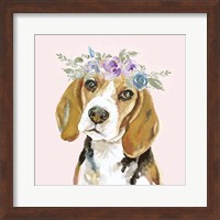 Flower Crown Pet I Fine Art Print