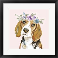 Flower Crown Pet I Fine Art Print