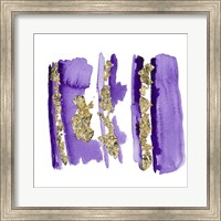 Gold Flake Purple Fine Art Print