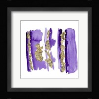 Gold Flake Purple Fine Art Print