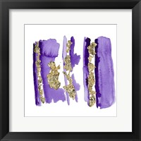 Gold Flake Purple Fine Art Print