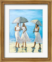 Women on Beach II Fine Art Print