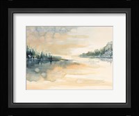 Peaceful Yellow and Green Fine Art Print