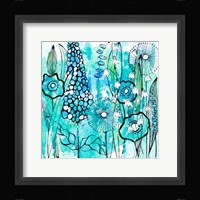 Cool Floral Day Square Fine Art Print