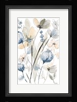 Blue And White Floral II Fine Art Print