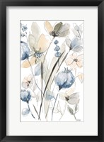 Blue And White Floral II Fine Art Print
