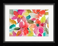 Contemporary Red Blooms Fine Art Print