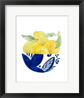 Bowl of Lemons I Fine Art Print