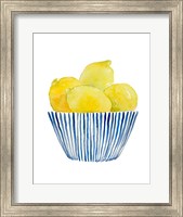 Bowl of Lemons II Fine Art Print