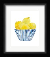 Bowl of Lemons II Framed Print