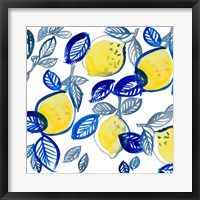 Mingling Lemons and Leaves Fine Art Print