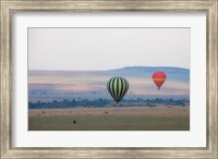 Hot Air Balloons over Kenya I Fine Art Print