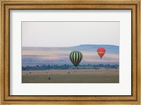 Hot Air Balloons over Kenya I Fine Art Print