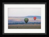 Hot Air Balloons over Kenya I Fine Art Print