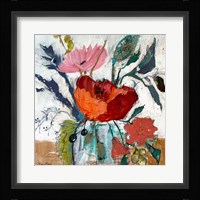 Pretty Jar Of Flowers Fine Art Print