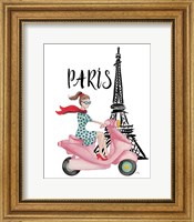 Paris By Moped Fine Art Print