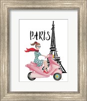 Paris By Moped Fine Art Print