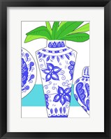 Blue Vase I Framed Print
