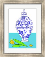 Blue Vase II Fine Art Print