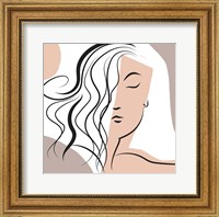 Wavy Haired Woman Fine Art Print