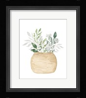 Pot Of White Floral Fine Art Print