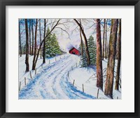 Winter's Glow Fine Art Print