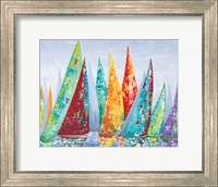 Offshore Sailboat Race Fine Art Print