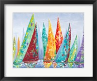 Offshore Sailboat Race Fine Art Print